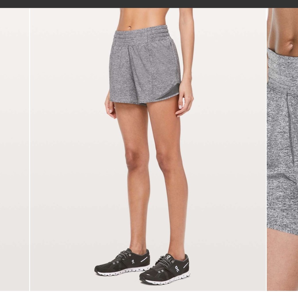 lululemon hottie hott shorts grey 10